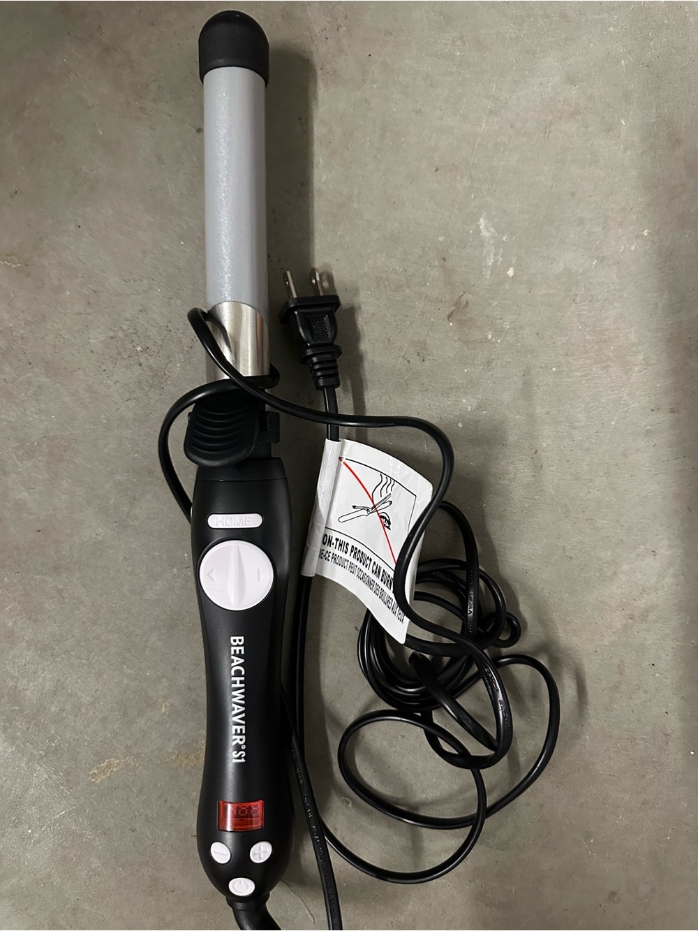 Beachwaver S1 Black Curling Iron - Black